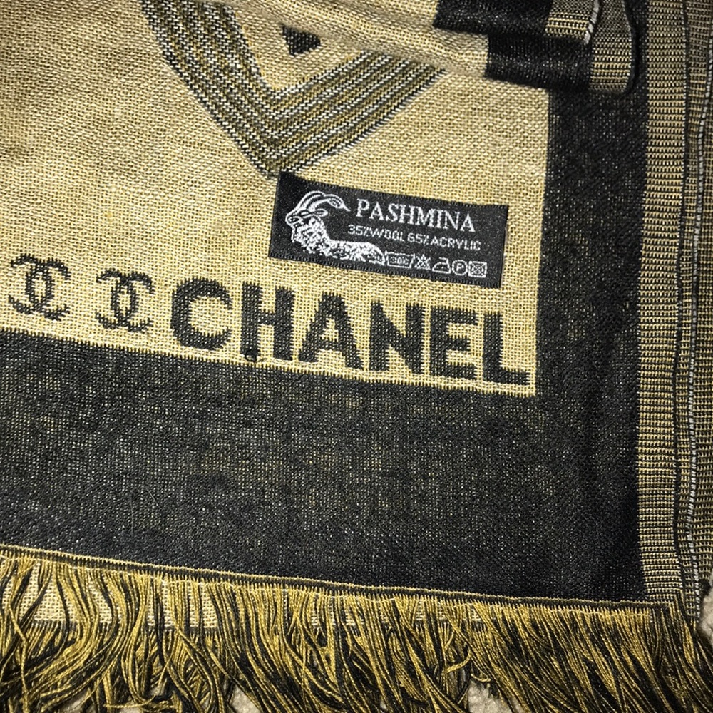 double sided chanel scarf/hajib